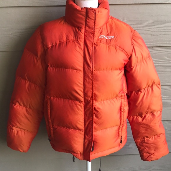 spyder orange jacket